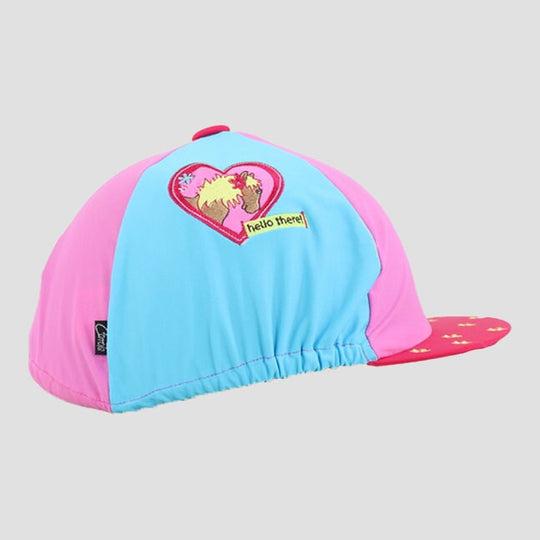 Hat Cover Riding Pony Pink