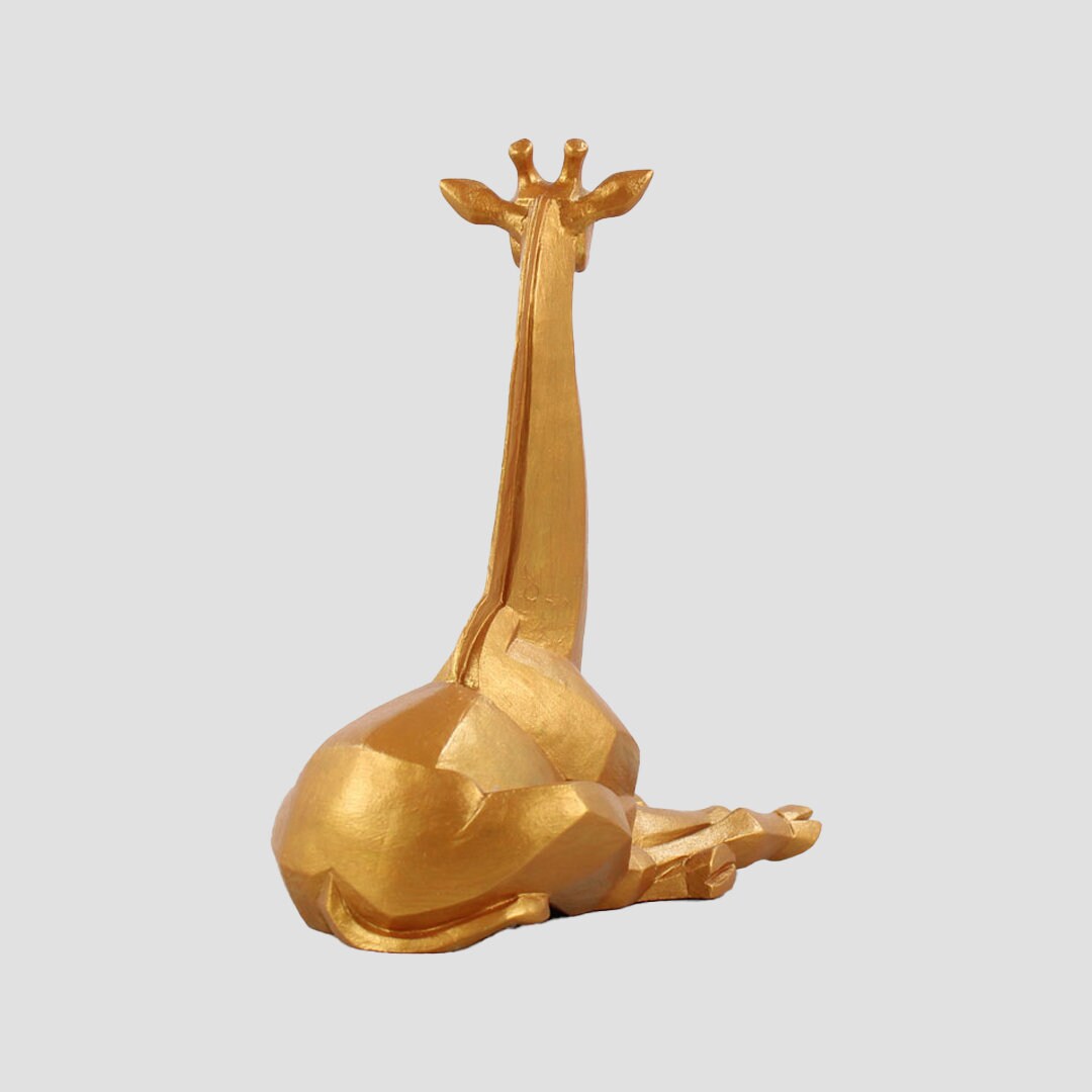 Cubist Giraffe Gold