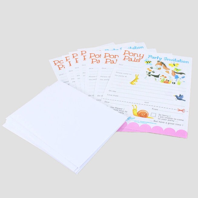 Pony Pals Pack Of 8 Invitations