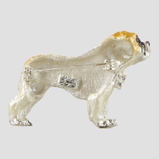 Dog Brooch - Old English Bulldog