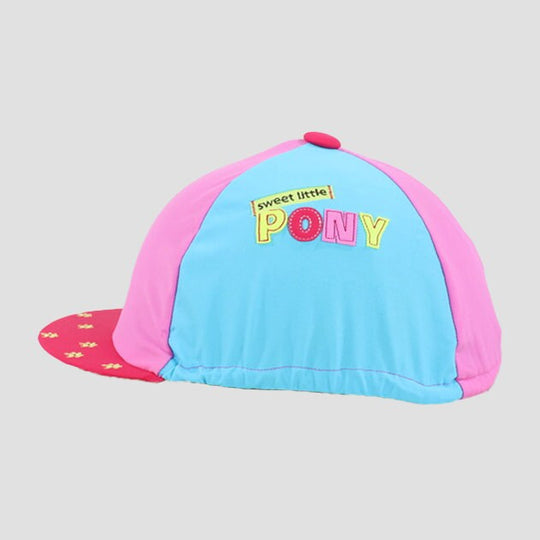 Hat Cover Riding Pony Pink