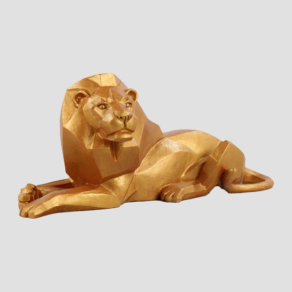 Cubist Lion Gold