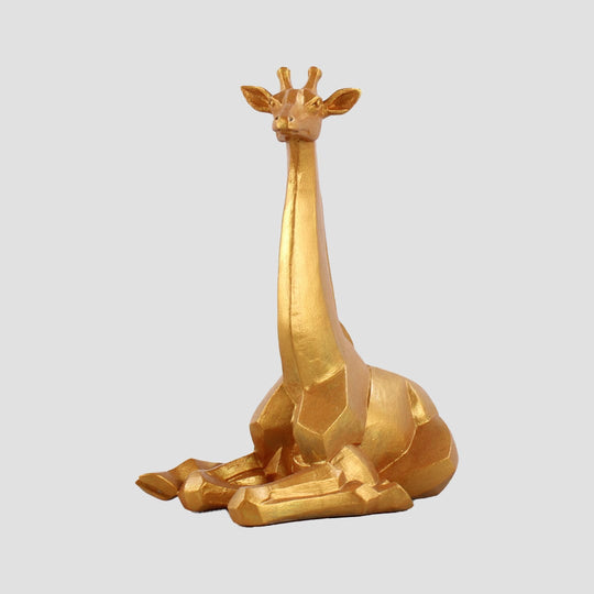 Cubist Giraffe Gold