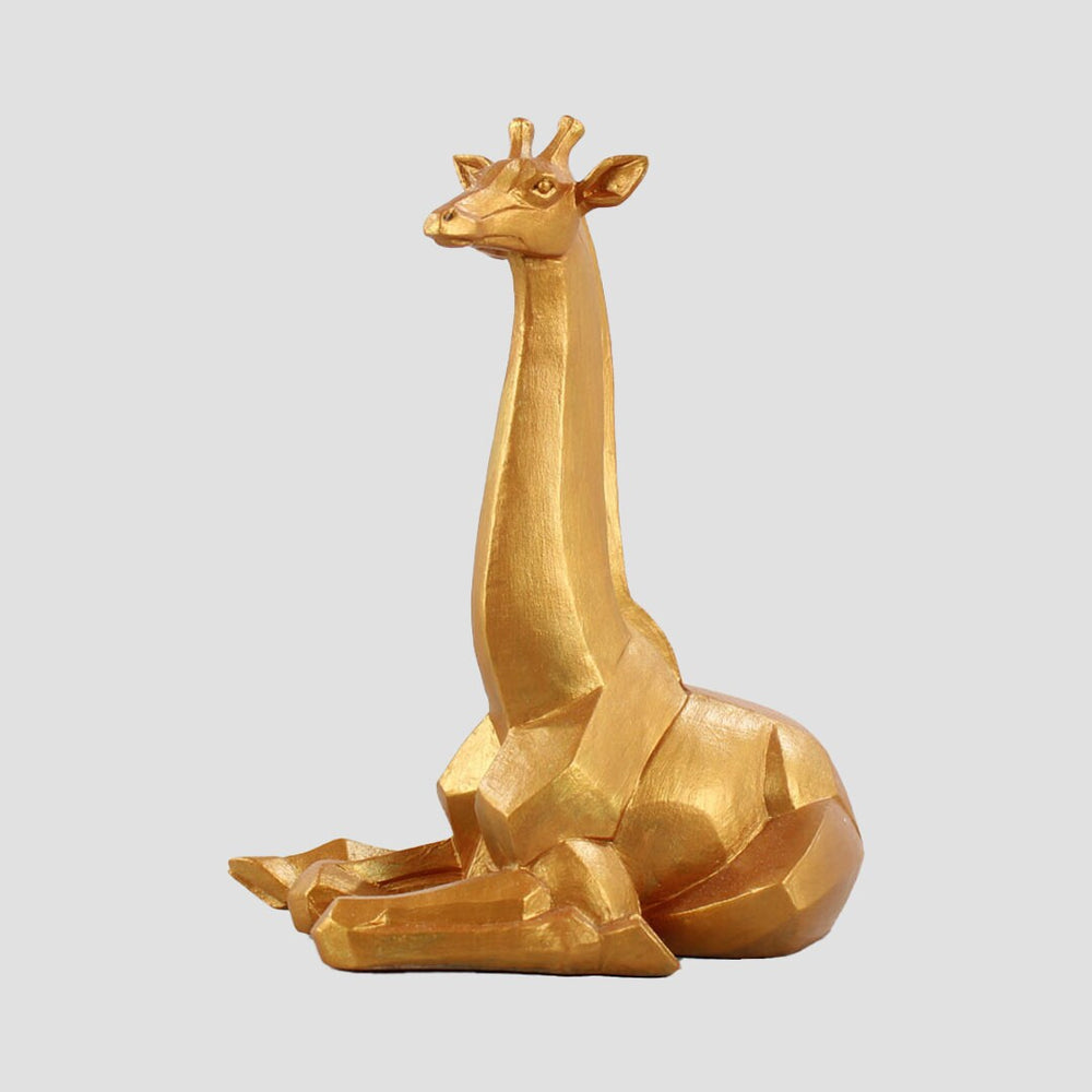 Cubist Giraffe Gold