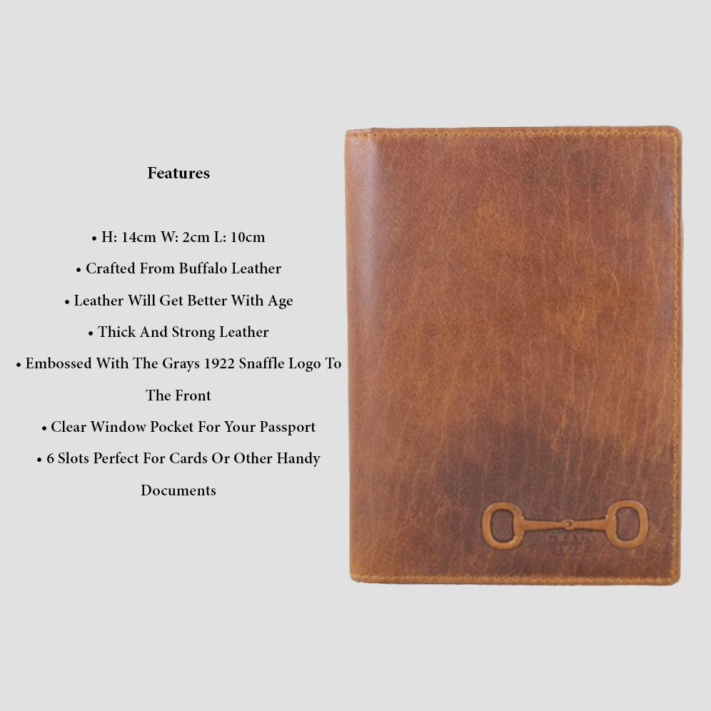 Barrington Passport Holder Tan