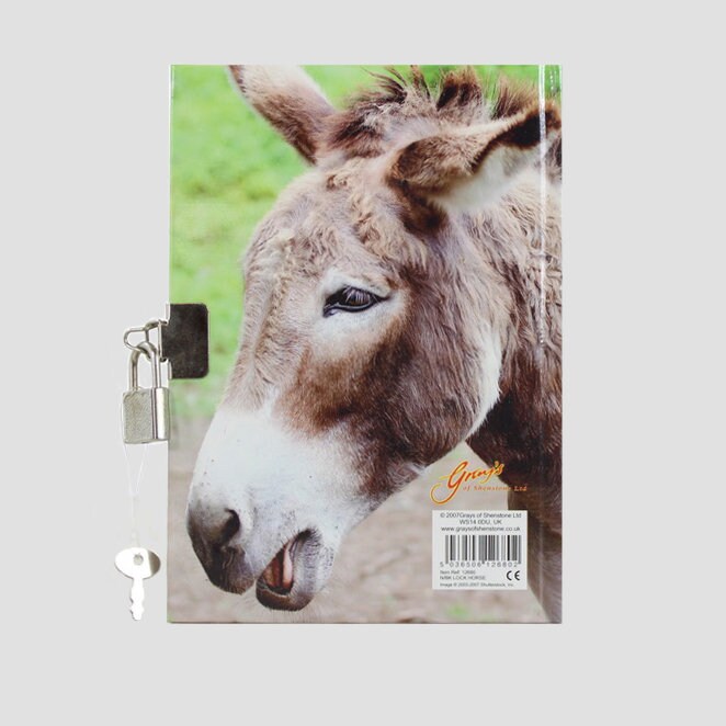 Lockable A5 Notebook Donkey