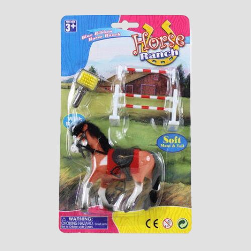 Toy Horse Brown With Jump