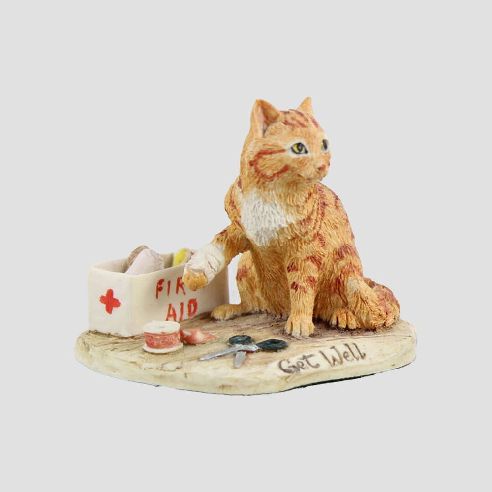 Get Well Cat By Lowell Davis Border Fine Arts Characters