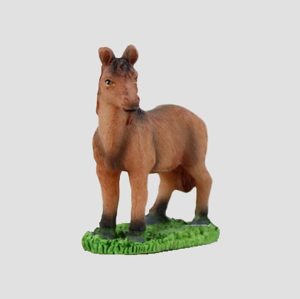 Miniature Horse Model Light Brown Border Fine Arts Horses