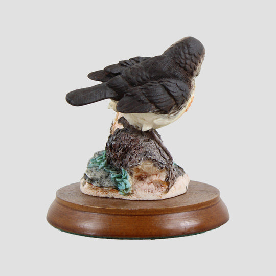 Miniature Robin On Log Border Fine Arts Birds