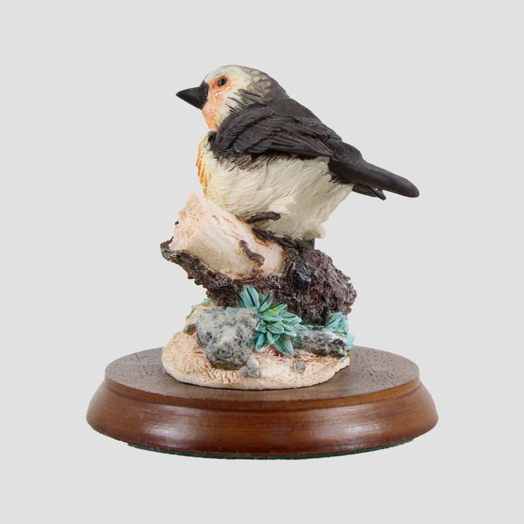 Miniature Robin On Log Border Fine Arts Birds