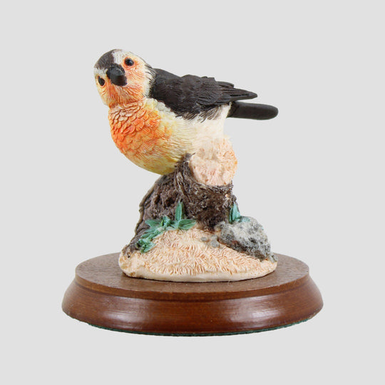 Miniature Robin On Log Border Fine Arts Birds