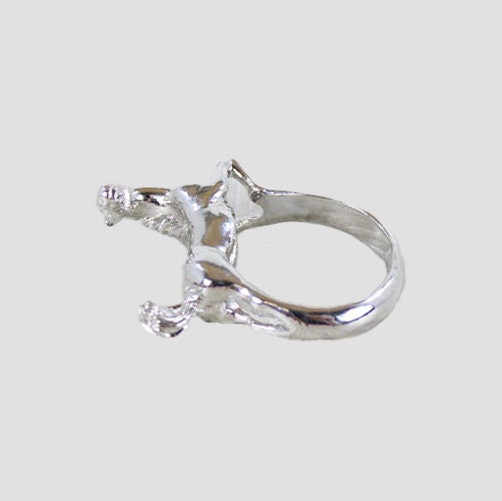 Ring Horse in Silver Colour