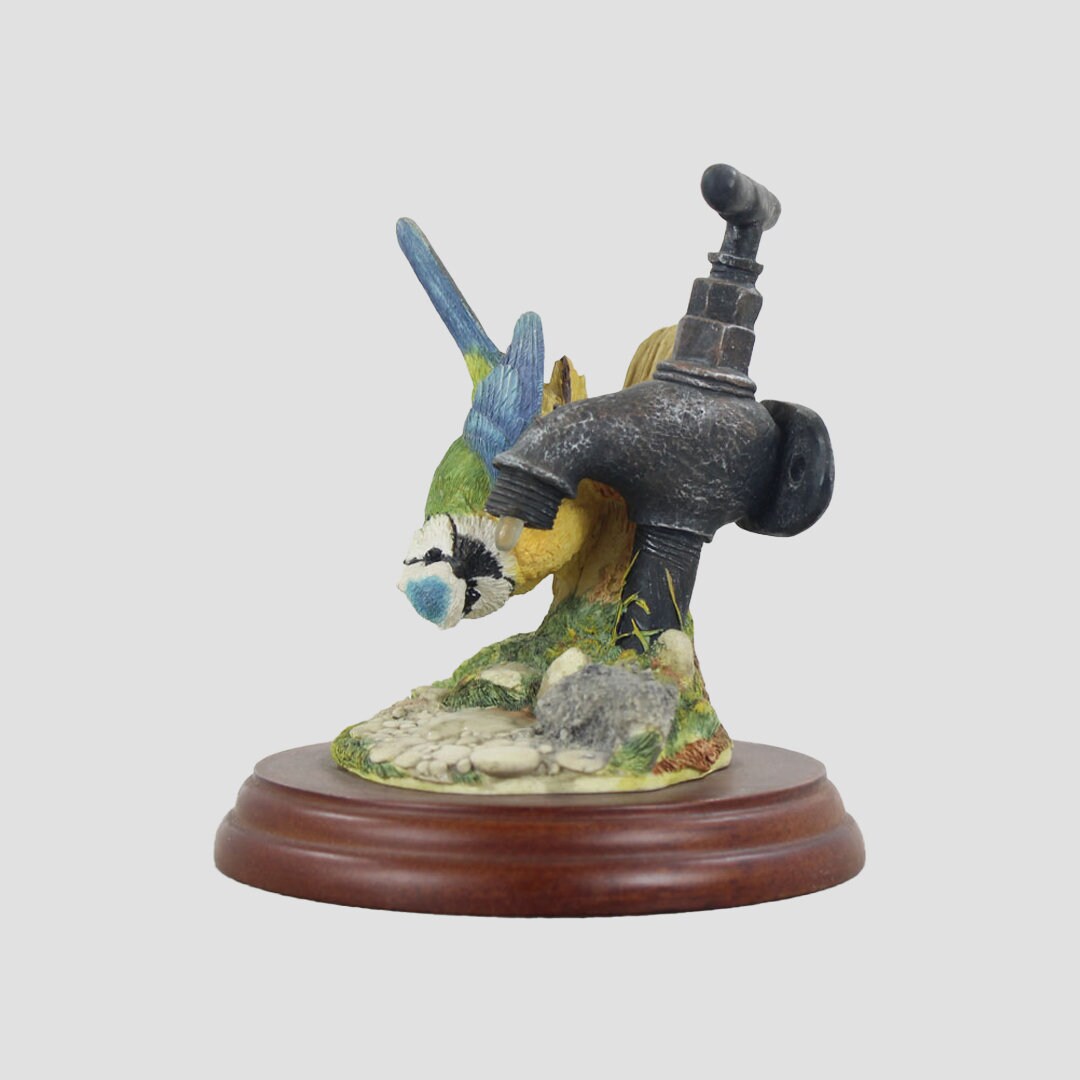 Blue Tit On Tap Border Fine Arts Birds