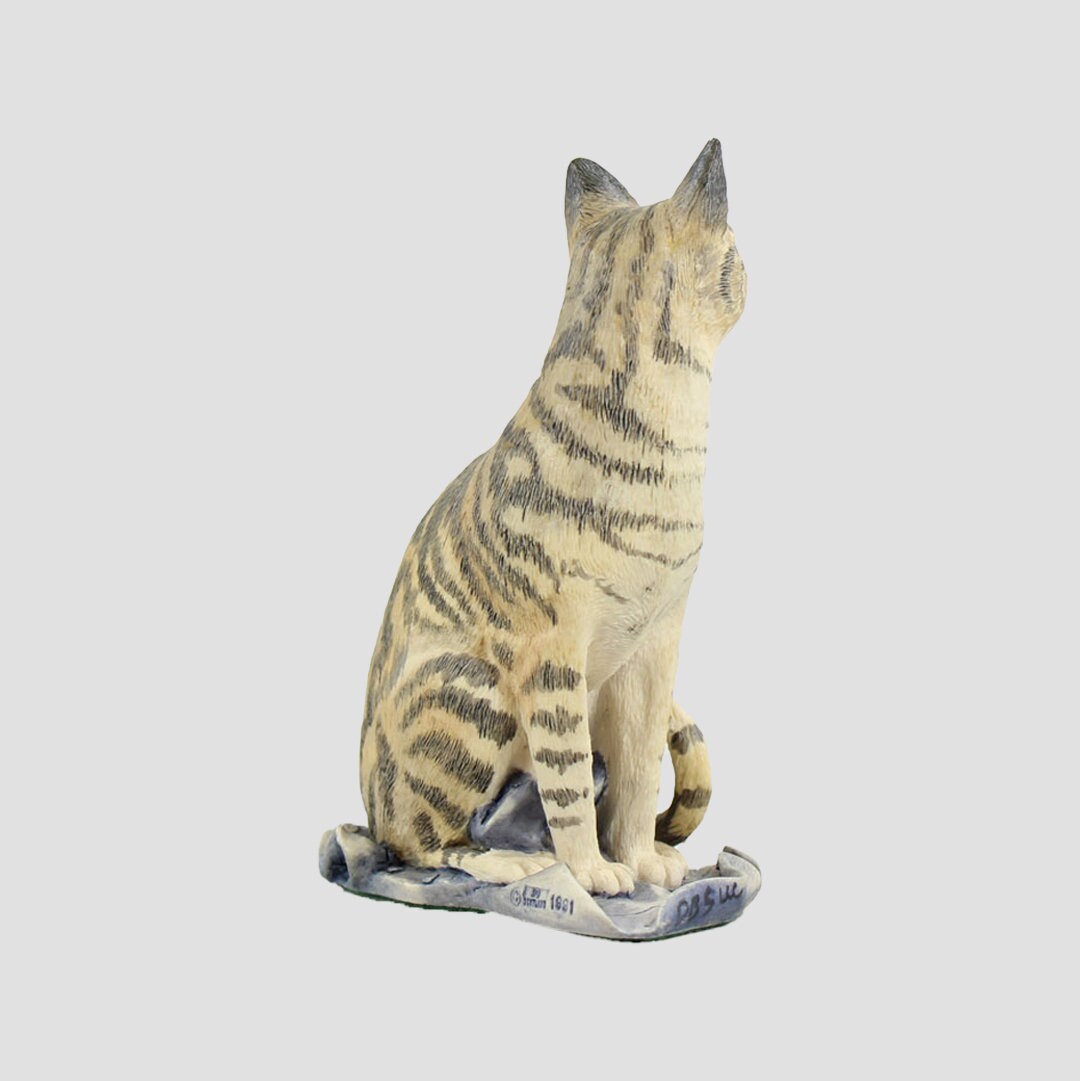 Cat Seated Style Two Border Fine Arts Farmyard