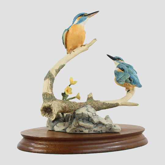 Kingfisher And Young Border Fine Arts Birds