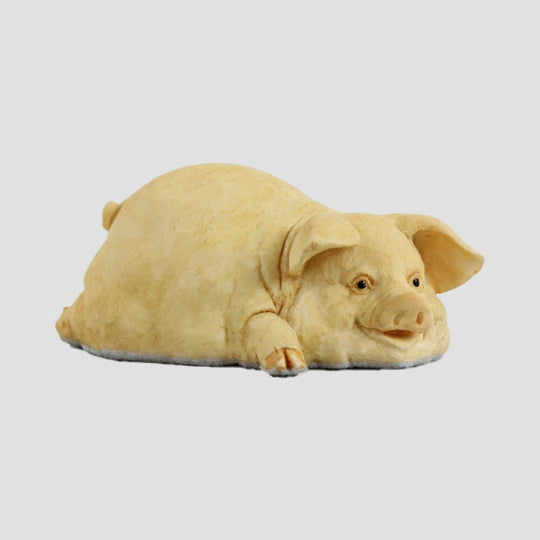 Pig Lying Out Flat Farmyard Model