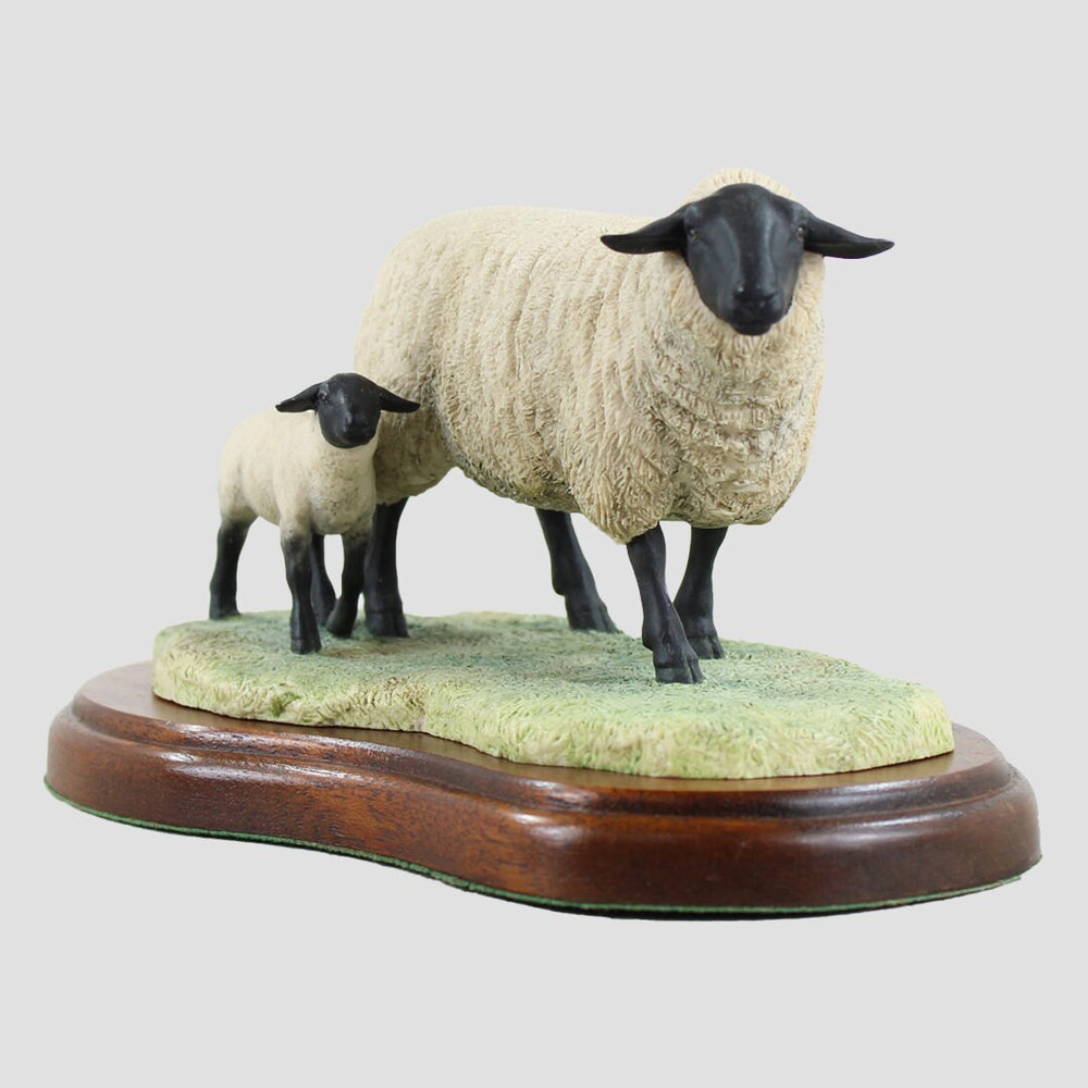 Suffolk Ewe And Lamb Border Fine Arts Livestock