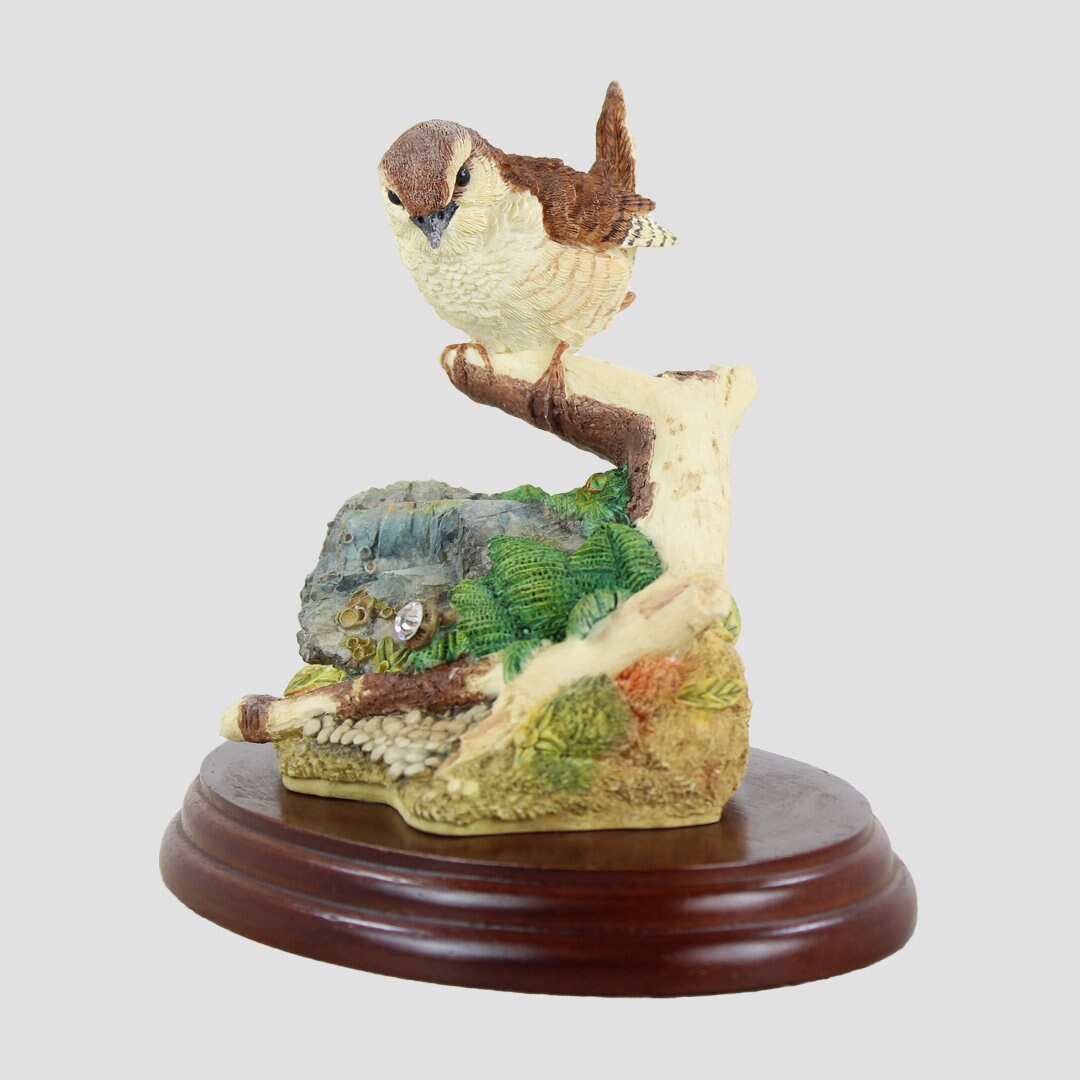 Wren With Diamond Ring Border Fine Arts Birds